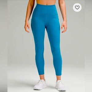 Lululemon Athletica Blue High-Waisted Leggings